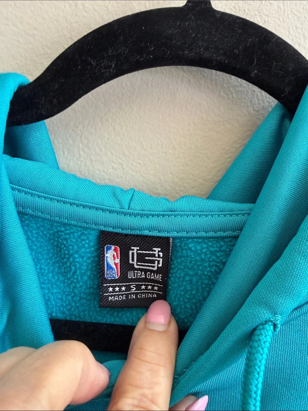 Charlotte Hornets Teal Pullover Hoodie